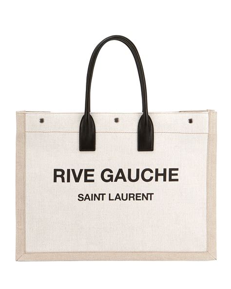 ysl cabas rive gauche|Saint Laurent Rive Gauche Tote Bag in Canvas .